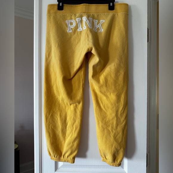 Victoria’s Secret love pink yellow joggers - Picture 4 of 4
